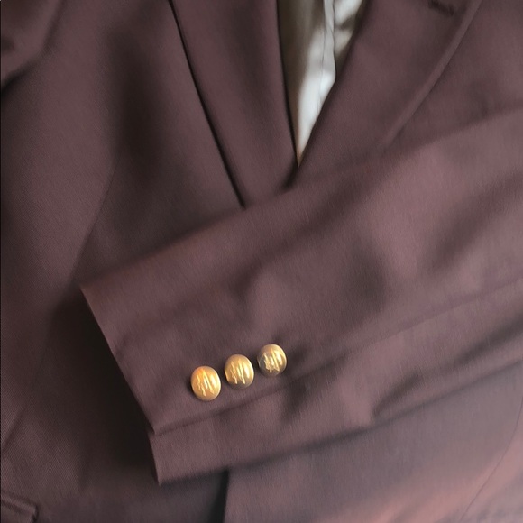 Jack Nicklaus plum colored sport coat size 42L - Picture 4 of 6